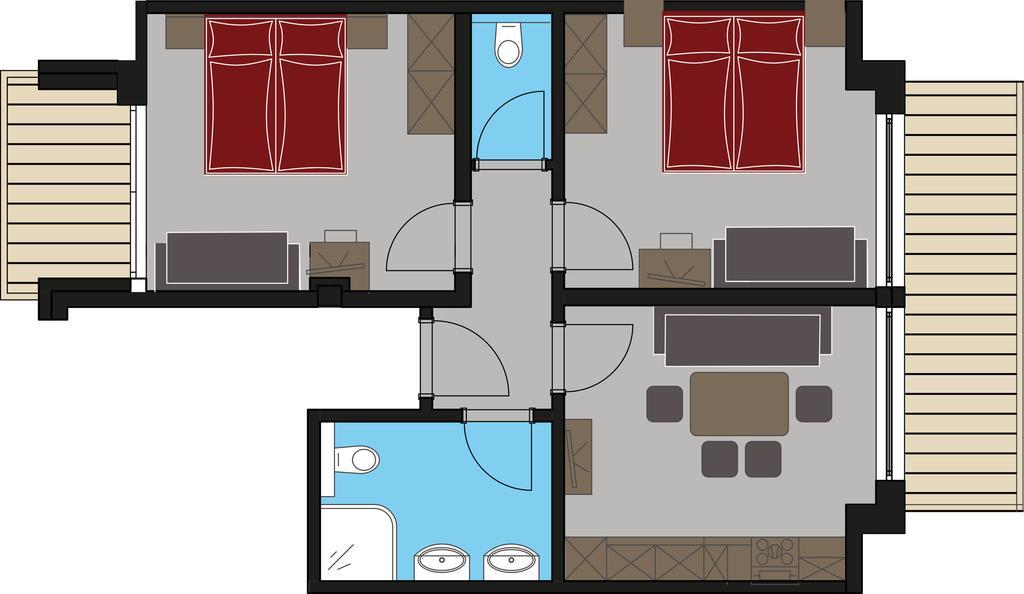 Appartements Almnest Schladming Esterno foto